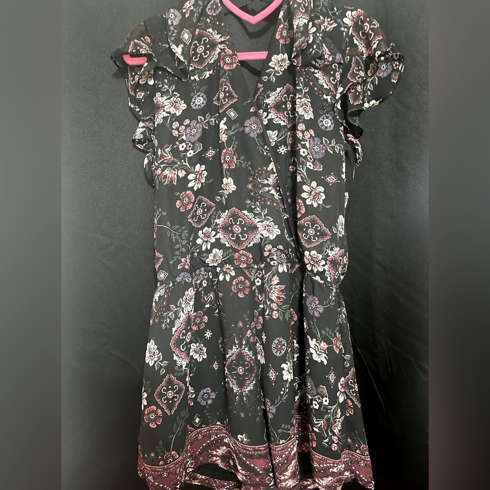 Gently worn romper, open back
